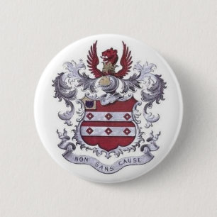 GEER Family Crest 2 Inch Round Button