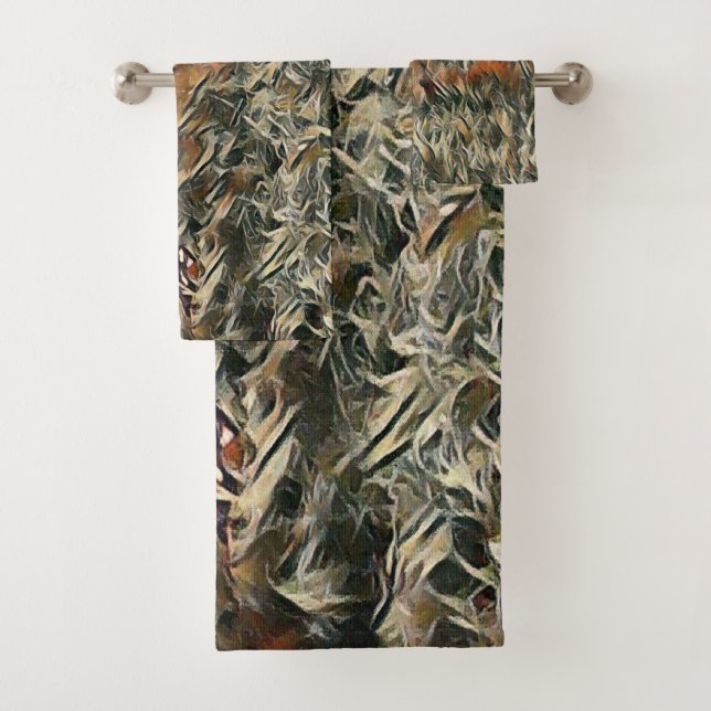 Geese and Duck Roam Art Bath Towel Set (Insitu)