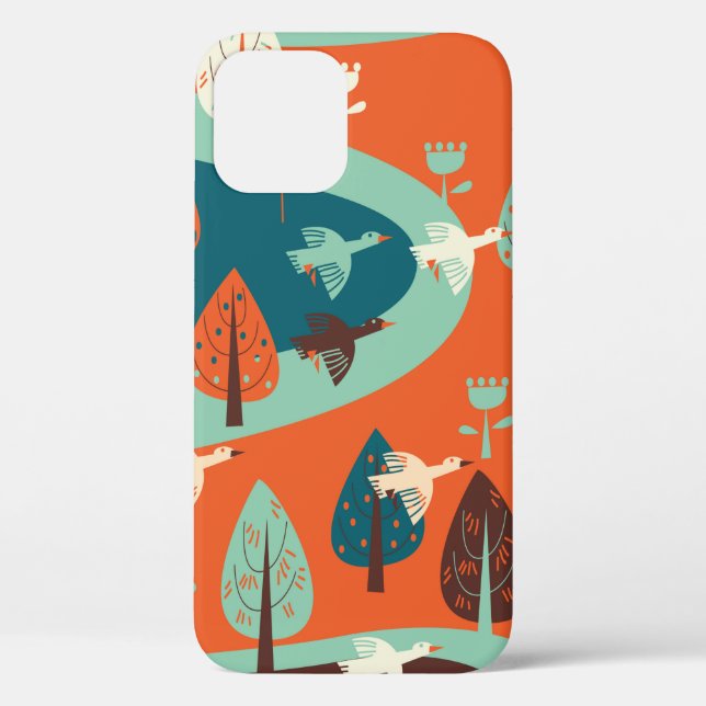 geese and forest Case-Mate iPhone case (Back)