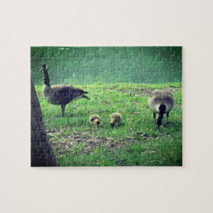 Geese and Goslings Relaxing Self-Care Jigsaw Puzzle