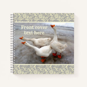 Geese are funny notebook