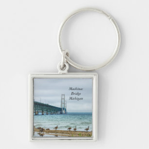 Geese At Mighty Mac Keychain