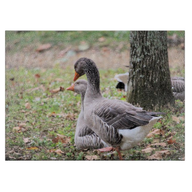 Geese  cutting board (Front)