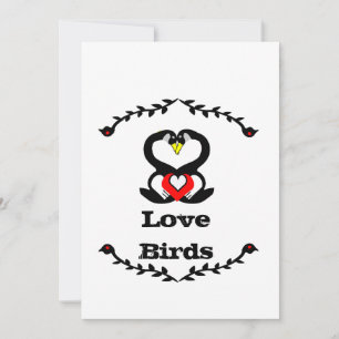 Geese Family Silly Goose Love Birds  Holiday Card