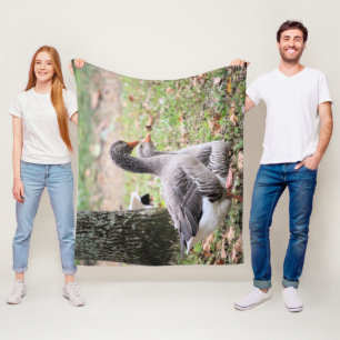 Geese fleece blanket