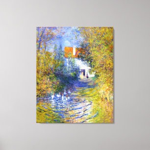 Geese in the Creek Claude Monet Fine Art Canvas Print