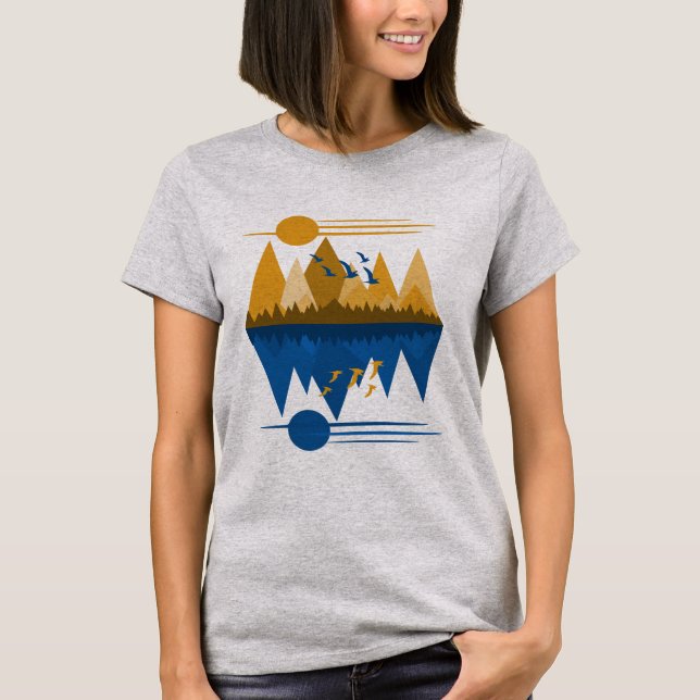 Geese on The Wing T-Shirt (Front)