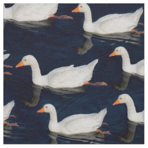 Geese Pattern Fabric