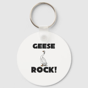 Geese Rock Keychain