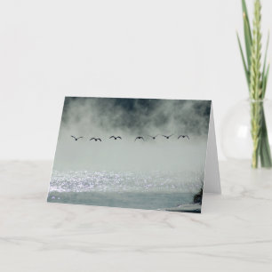 Geese Take Flight Card