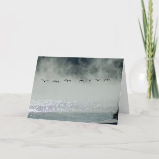 Geese Take Flight Card