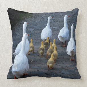 geese throw pillow