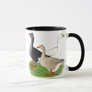 Geese:  Tufted Trio Mug