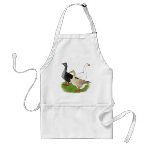 Geese: Tufted Trio Standard Apron
