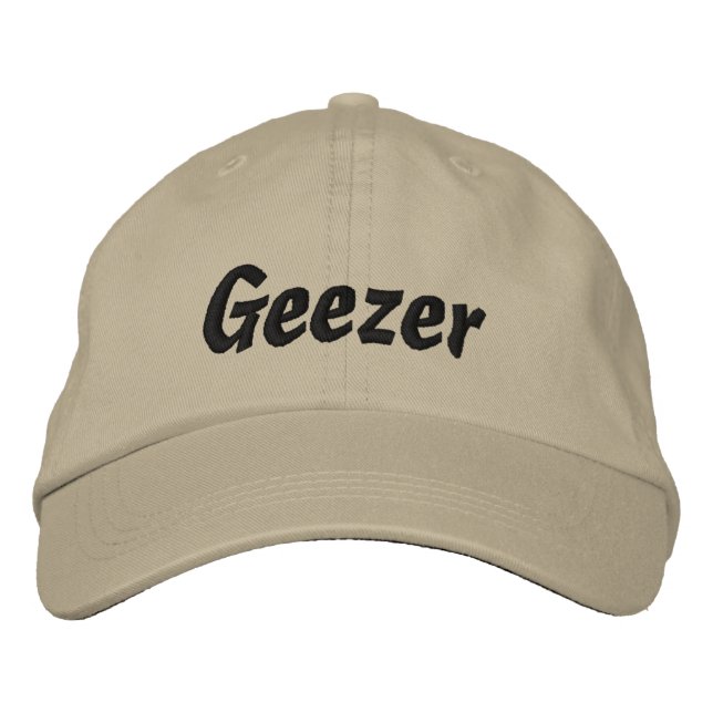 Geezer Embroidered Cap / Hat (Front)