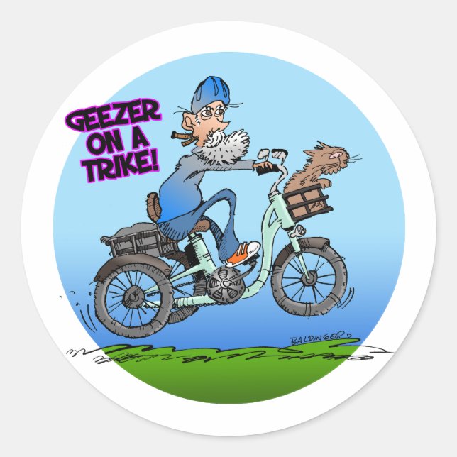Geezer Sur Un Sticker Trike (Devant)