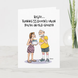 Geezer's 55th Birthday Card