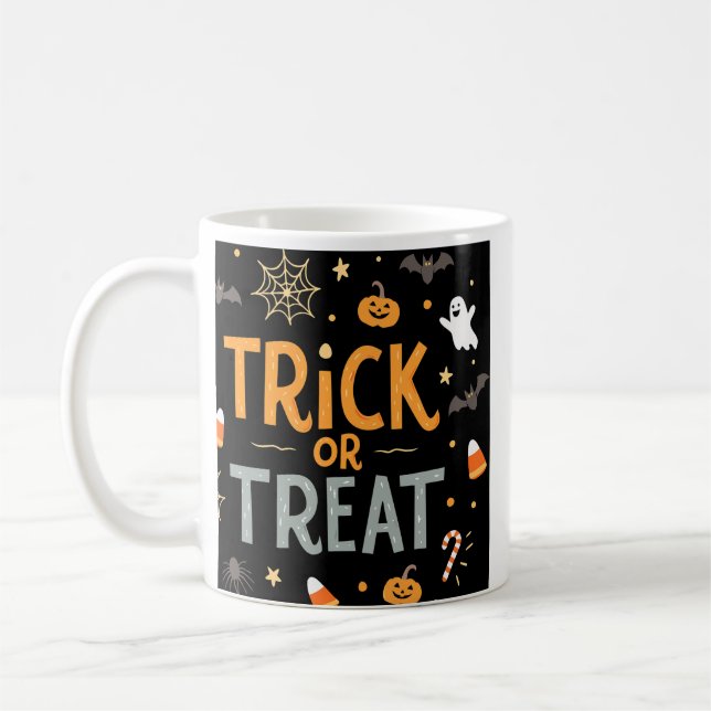 Geft mugs Halloween trick or trear (Left)