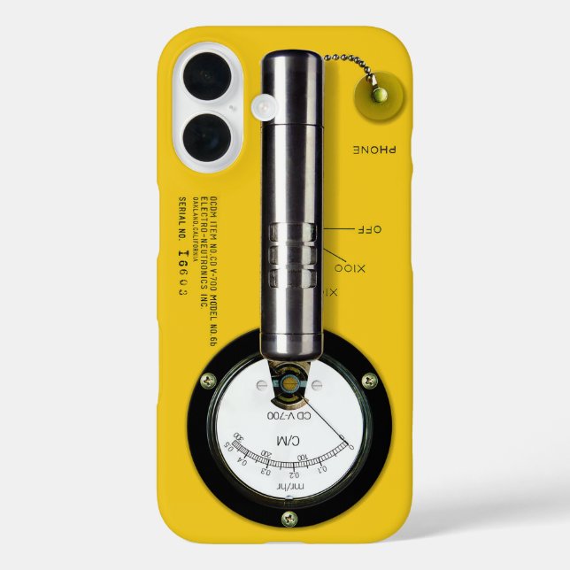 Geiger Counter CD V-700 Case-Mate iPhone Case (Back)