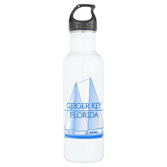 Geiger Key Coastal Nautical Sailing Sailor 710 Ml Water Bottle (Front)