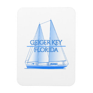 Geiger Key Coastal Nautical Sailing Sailor Magnet