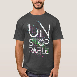 Geilesdesign, unstoppable hoodie, power motivation T-Shirt