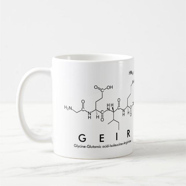Geir peptide name mug (Left)