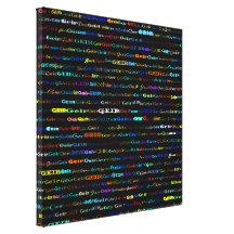 Geir Text Design I Wrapped Canvas Canvas Prints