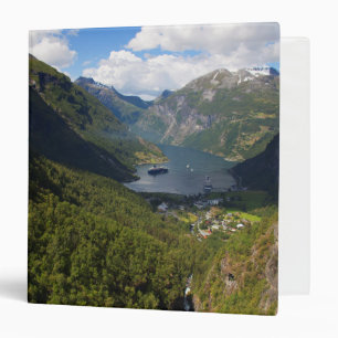 Geiranger Fjord landscape, Norway Binder
