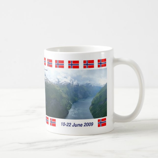 Geiranger Fjord, Norway Coffee Mug (Right)