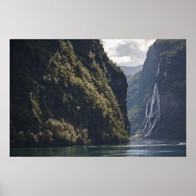 Geiranger Fjord Norway Poster (Front)