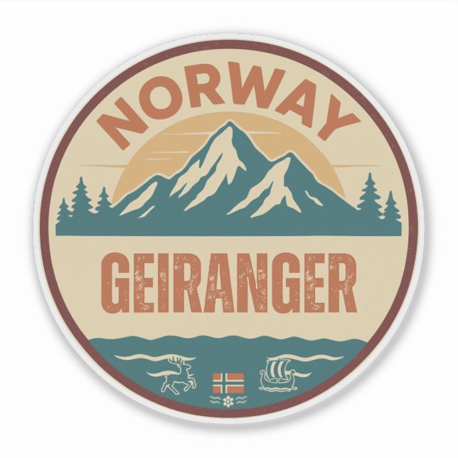 Geiranger, Norge Norway (Front)