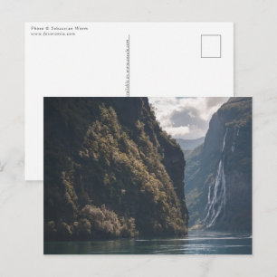 Geirangerfjord Norway Postcard