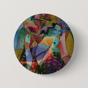 GEISHA 2 INCH ROUND BUTTON