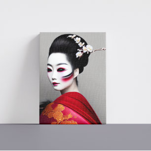 Geisha Canvas Print