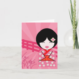 Geisha Carte pour notes - Blank