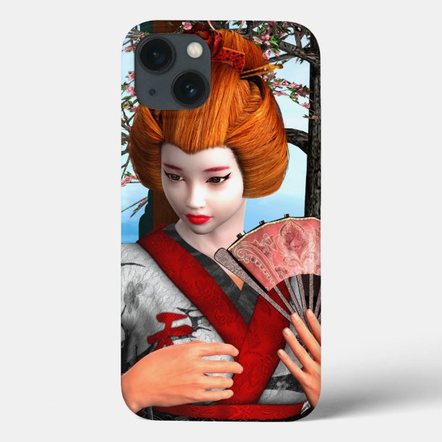 Geisha Case-Mate iPhone Case (Back)