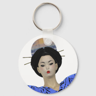 Geisha Customizable Keychain