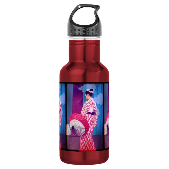 Geisha Dance 532 Ml Water Bottle (Front)