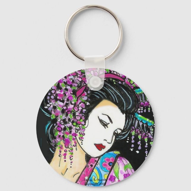 GEISHA  face a Keychain (Front)