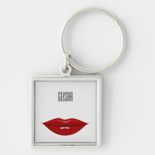 geisha fashion accessories keychain