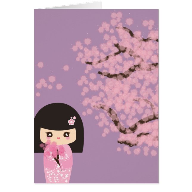 Geisha Girl Cherry Blossom dessin personnalisable (Devant)