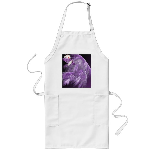Geisha in Purple Long Apron (Front)