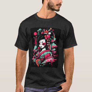Geisha-Inspired Graphic Tee A Touch Of Japan'S Cha
