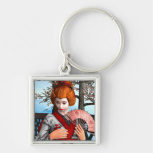 Geisha Keychain