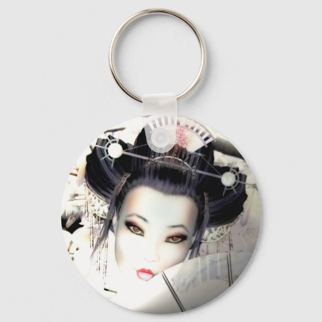 Geisha Keyring (Front)