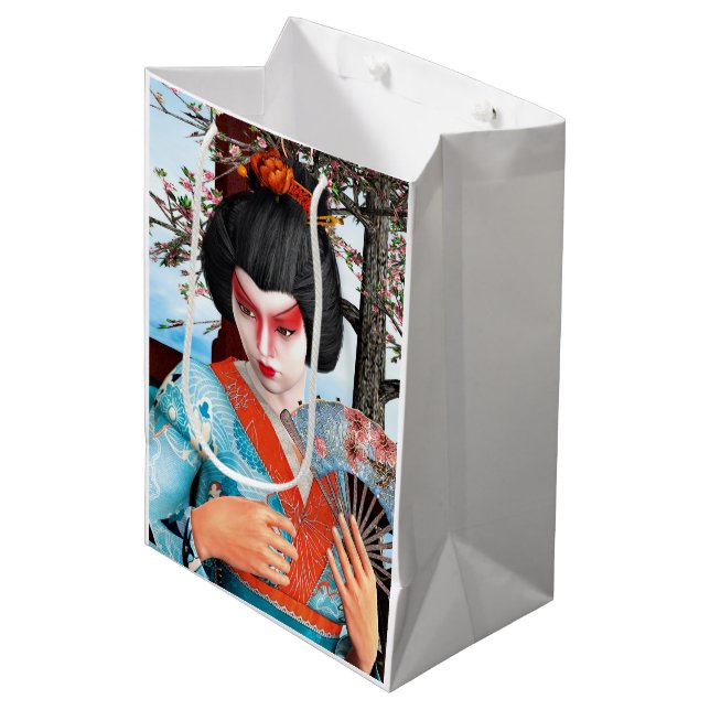 Geisha Medium Gift Bag (Front Angled)