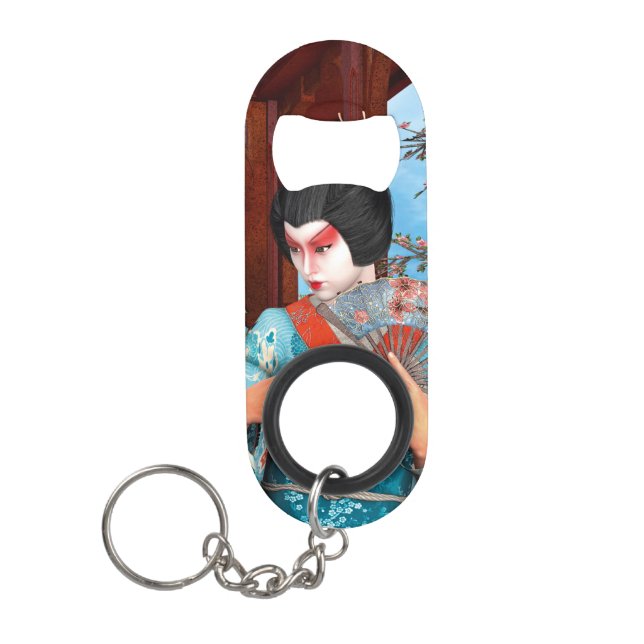 Geisha Mini Bottle Opener (Front)