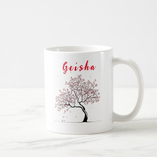 Geisha Mug personnalisé moderne (Droite)