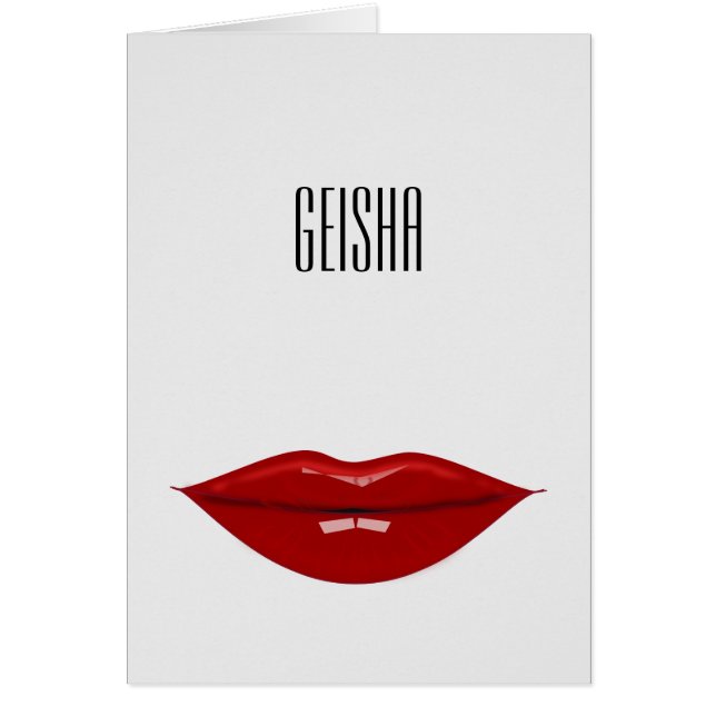 geisha - paper products (Front)